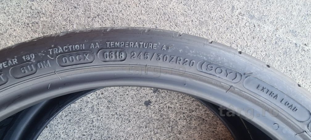4 anvelope vara Michelin 245/30/20,dot 2018. 7