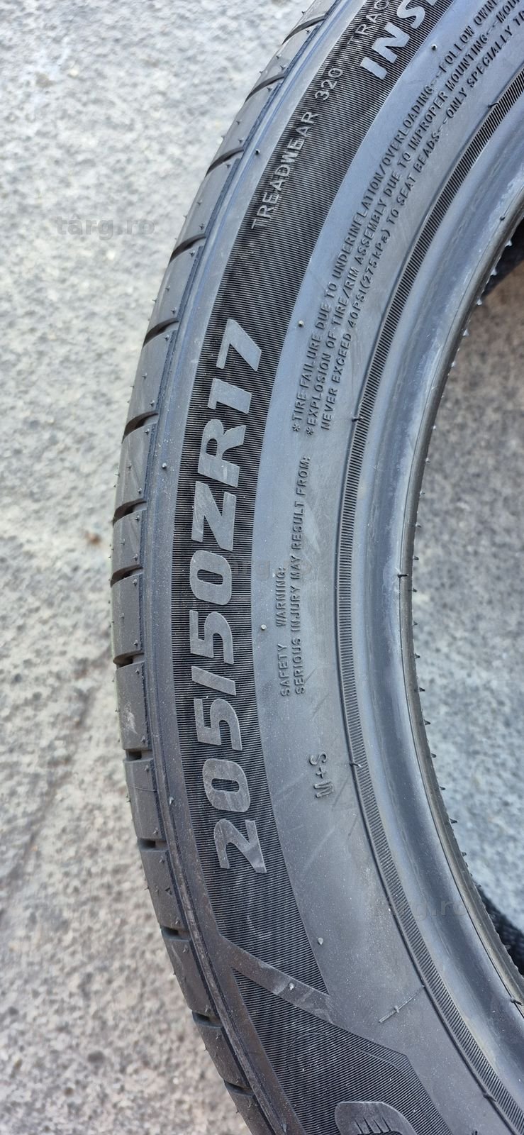 4 anvelope vara noi Tercelo 205/50/17,dot 2025.Pretul este pe bucata. 7