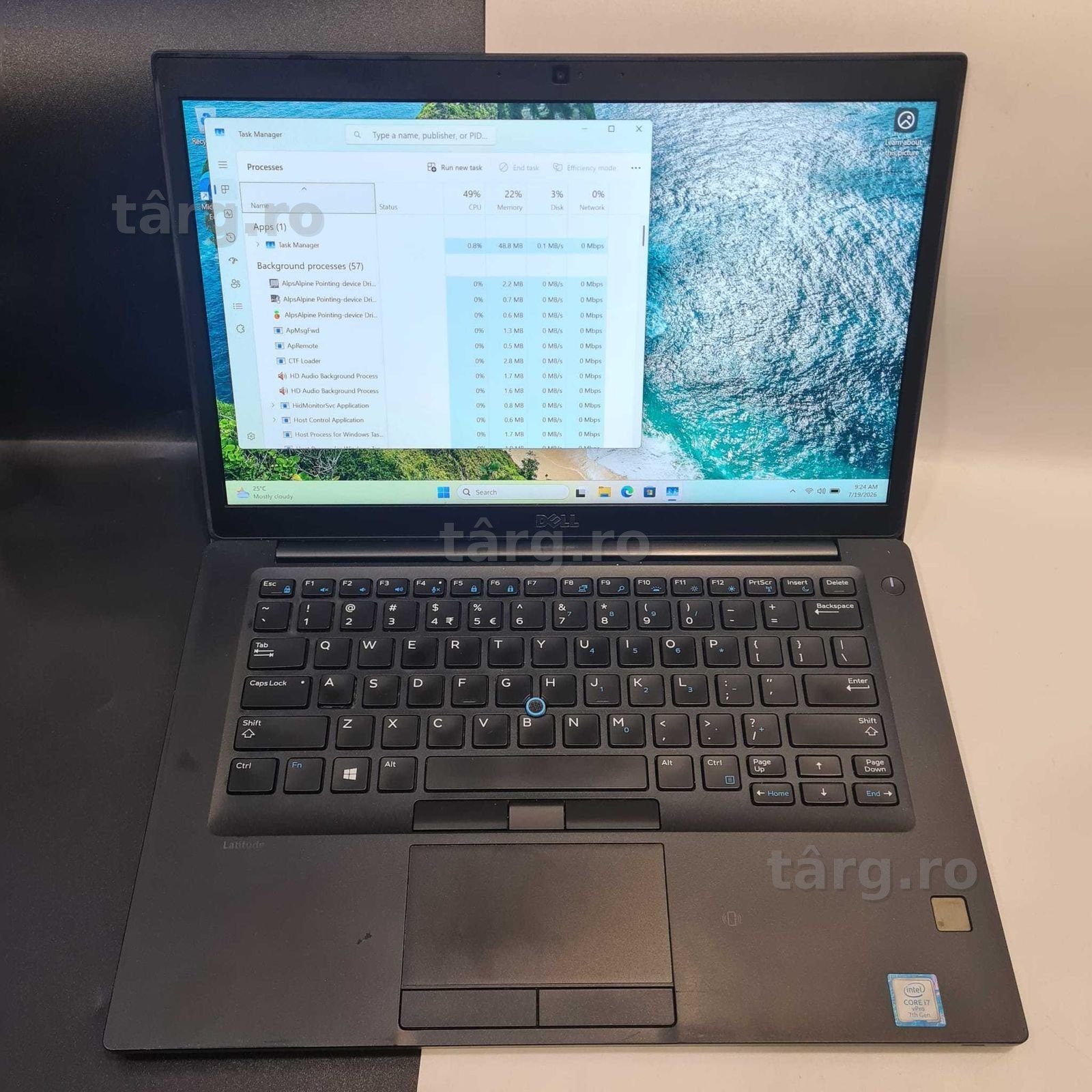 HOPE AMANET P8 Laptop  Dell Latitude  7480  i7 7600 16 GB Ram 512 SSD Intel UHD Graphics 7