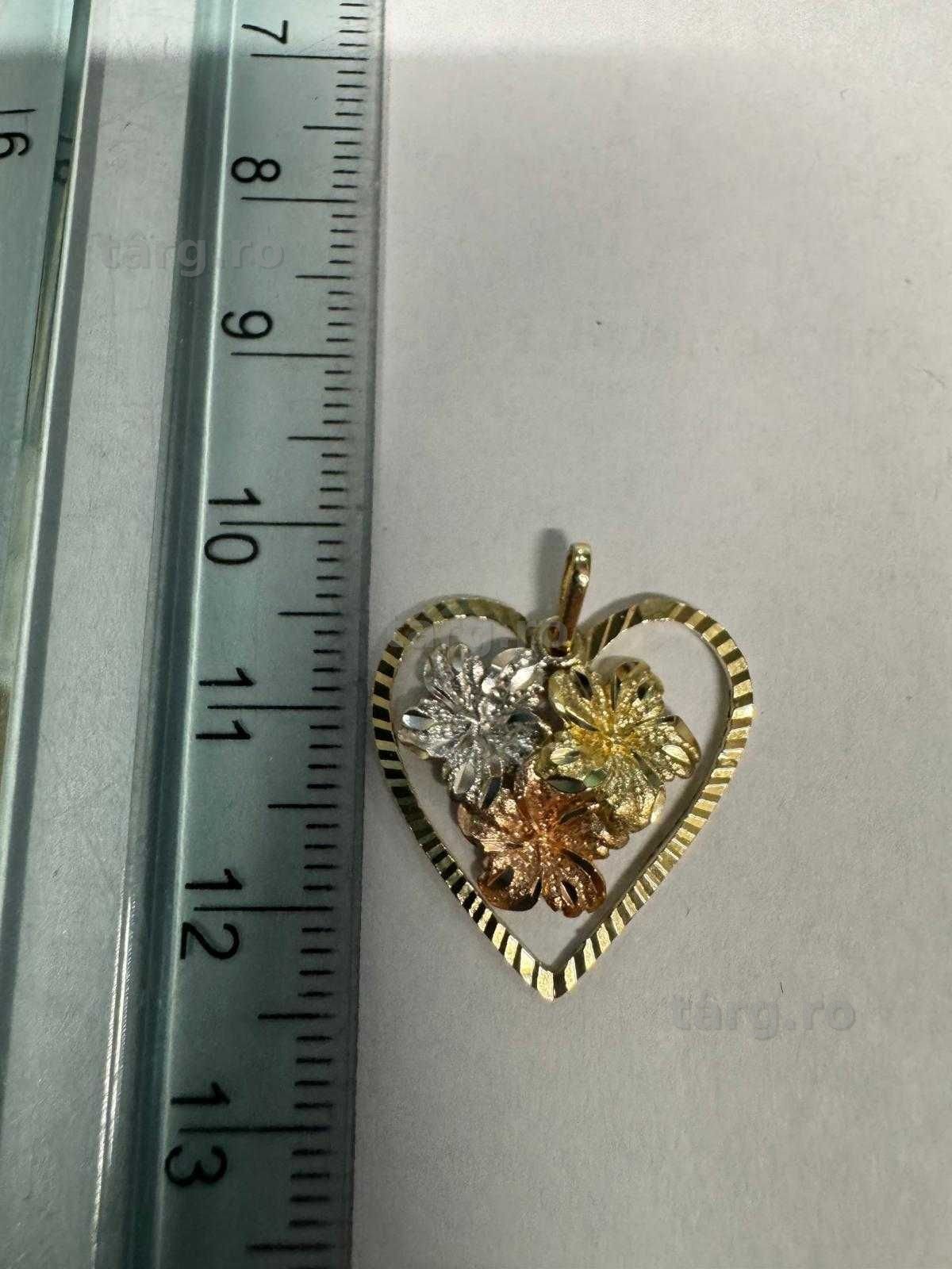 Medalion din aur 14k (69622.5/ 10 Pacurari 1) garantie 2 ani! 5