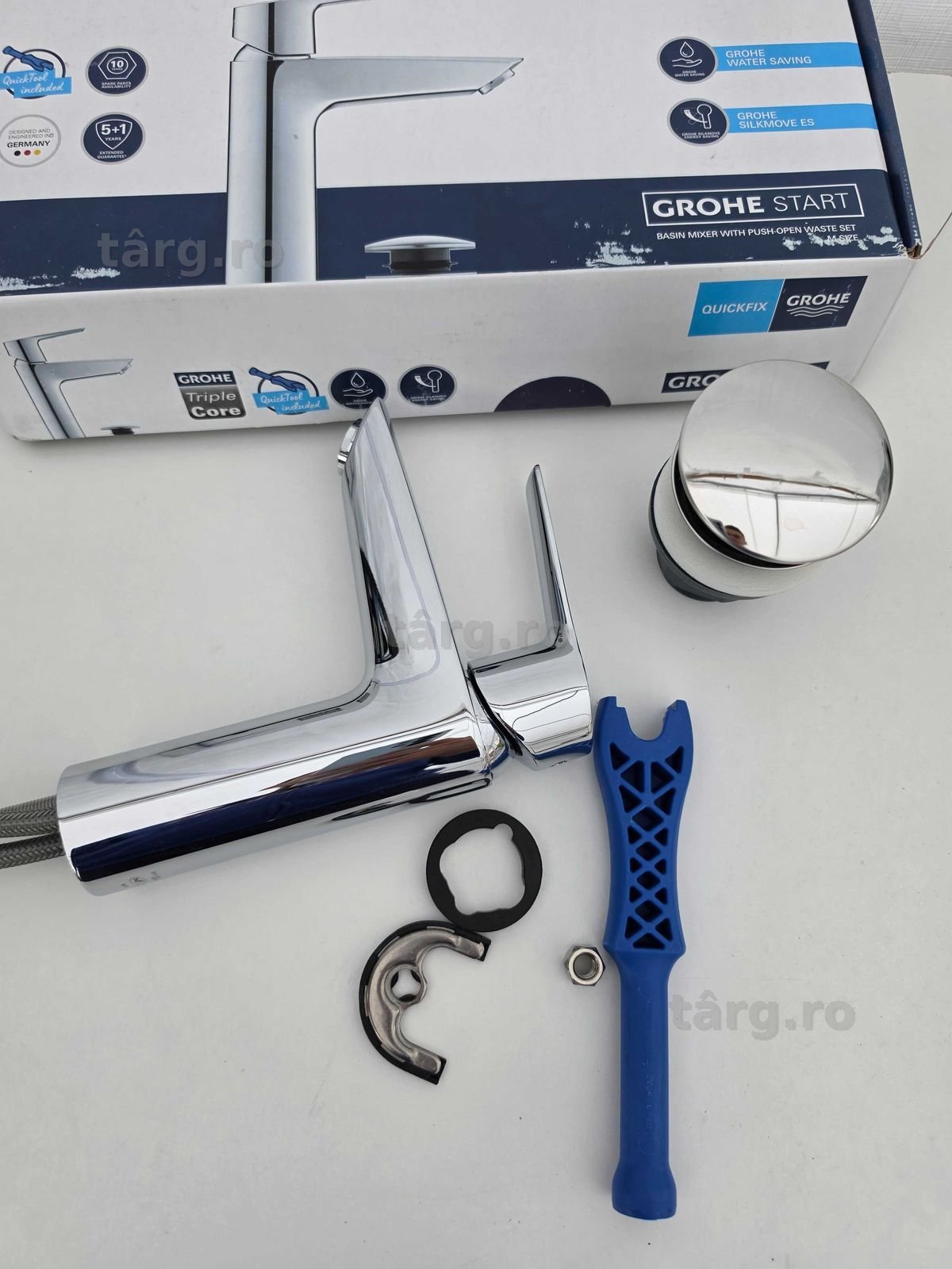 Grohe Start baterie lavoar cu evacuare