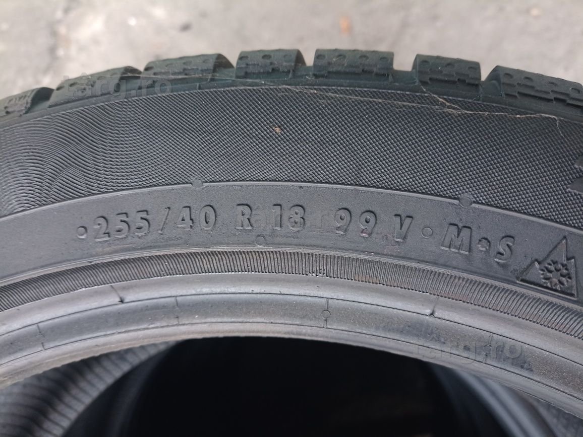 4 anvelope de iarna Continental 255/40 R18 dot 2119 7