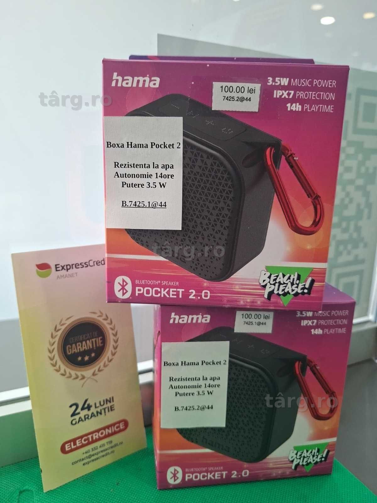 Boxa Hama Pocket 2 (AG44) B:7425-garantie 2 ani