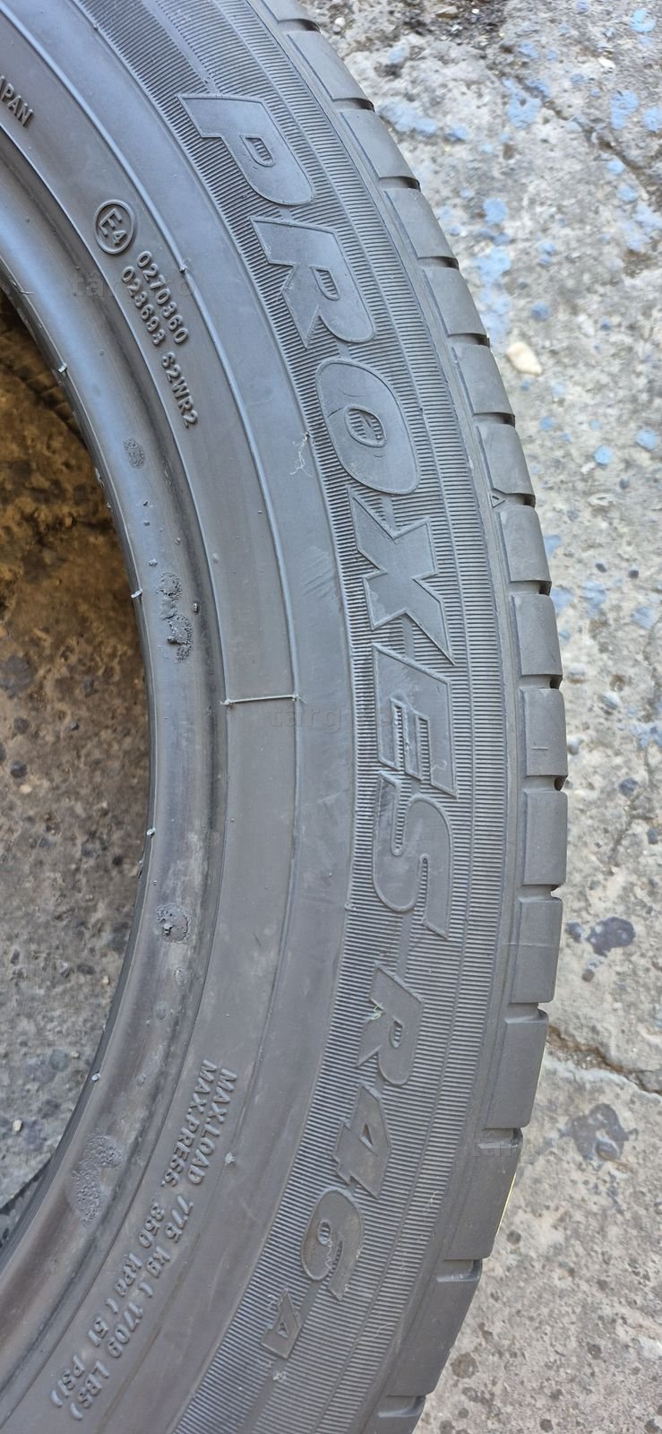 4 anvelope vara Toyo 225/55/19,dot 2021.Pretul este pe bucata. 5