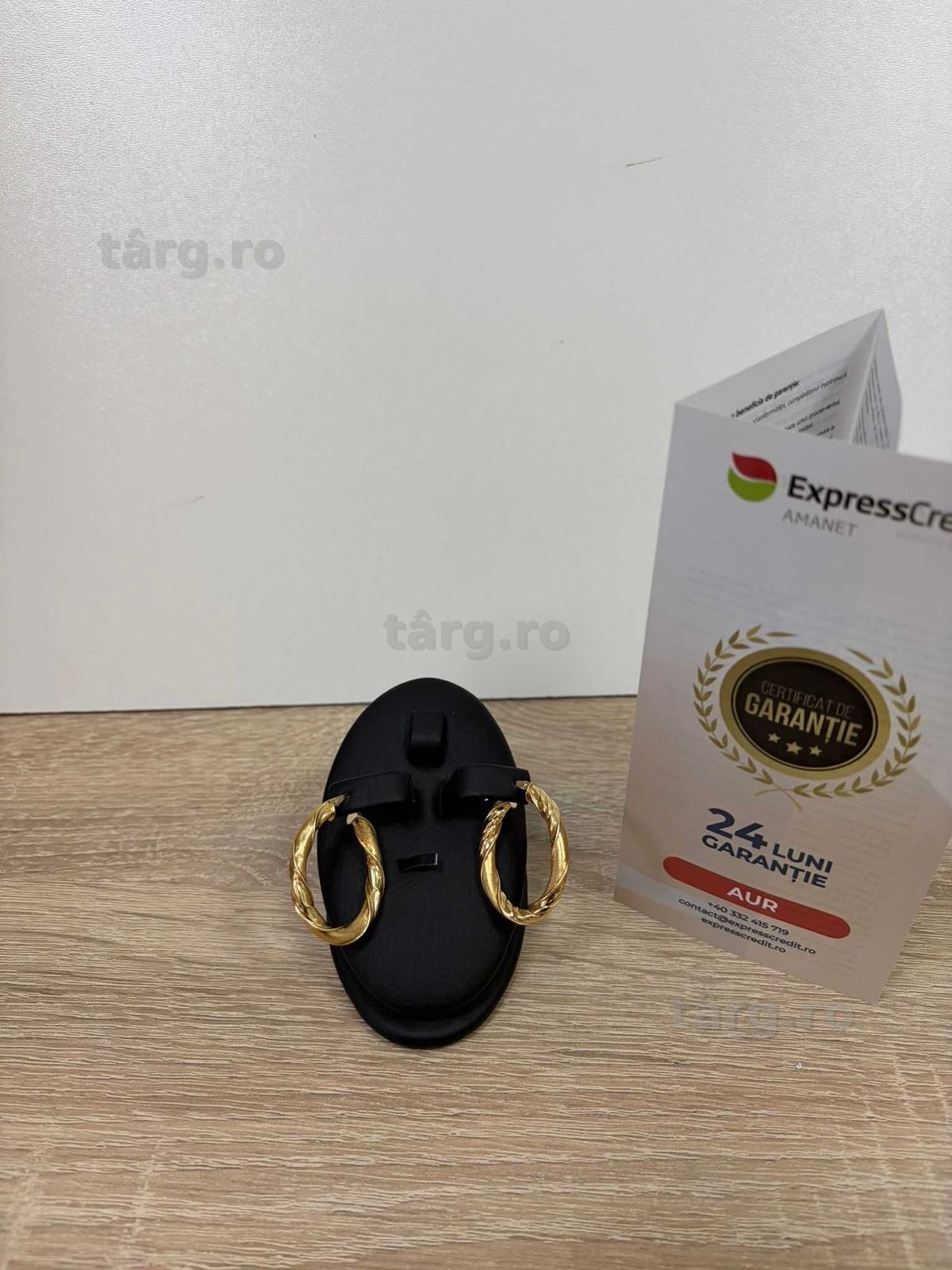 Cercei aur 18k 3.45 gr (ECA 39 / b17941.1) Garantie 2 ani!