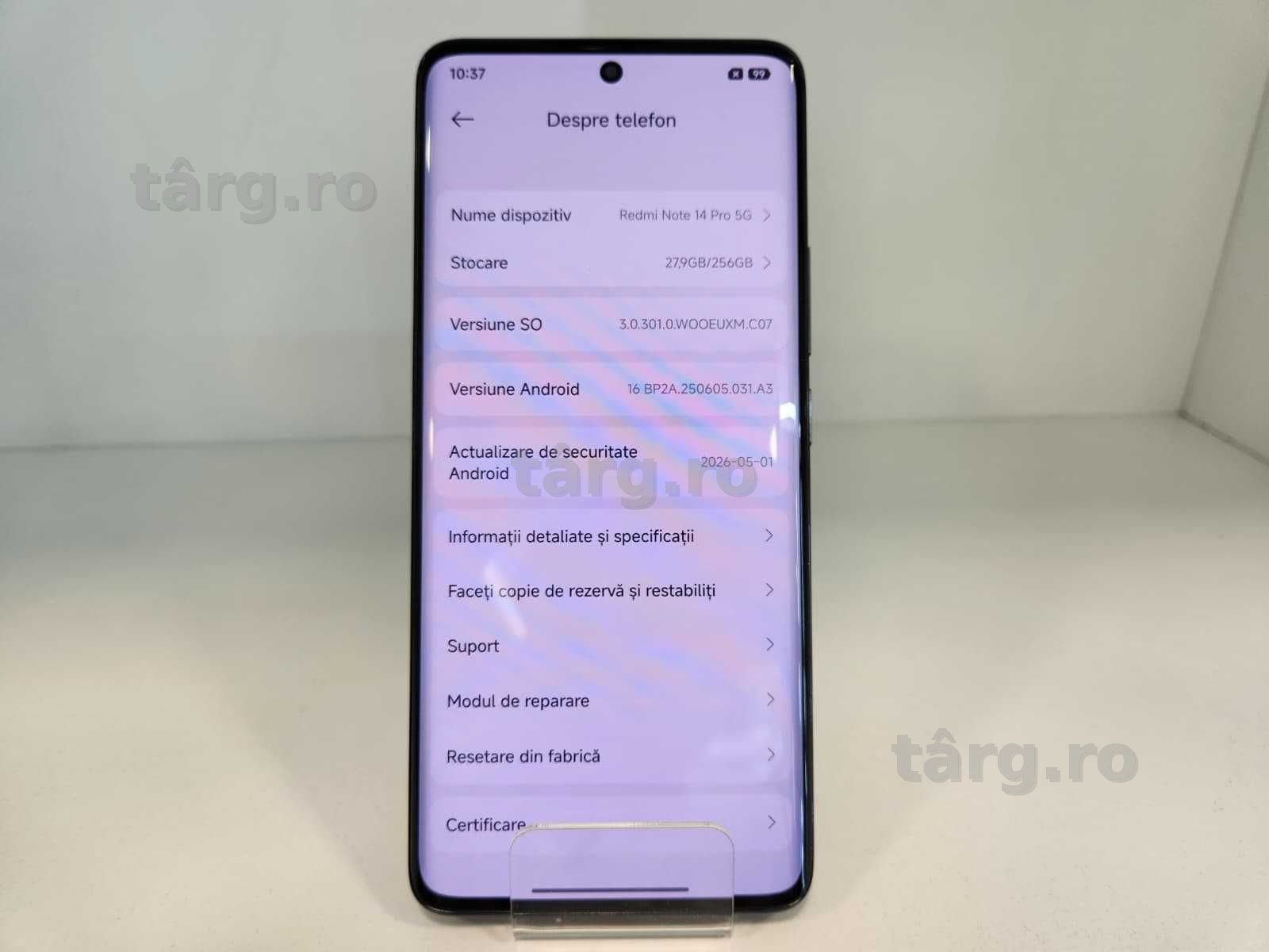 Telefon Xiaomi Redmi Note 14 Pro 5G 8/256 Gb – Baterie 99% (Ag8 Tudor/B75245) – Garantie 2 Ani! 5
