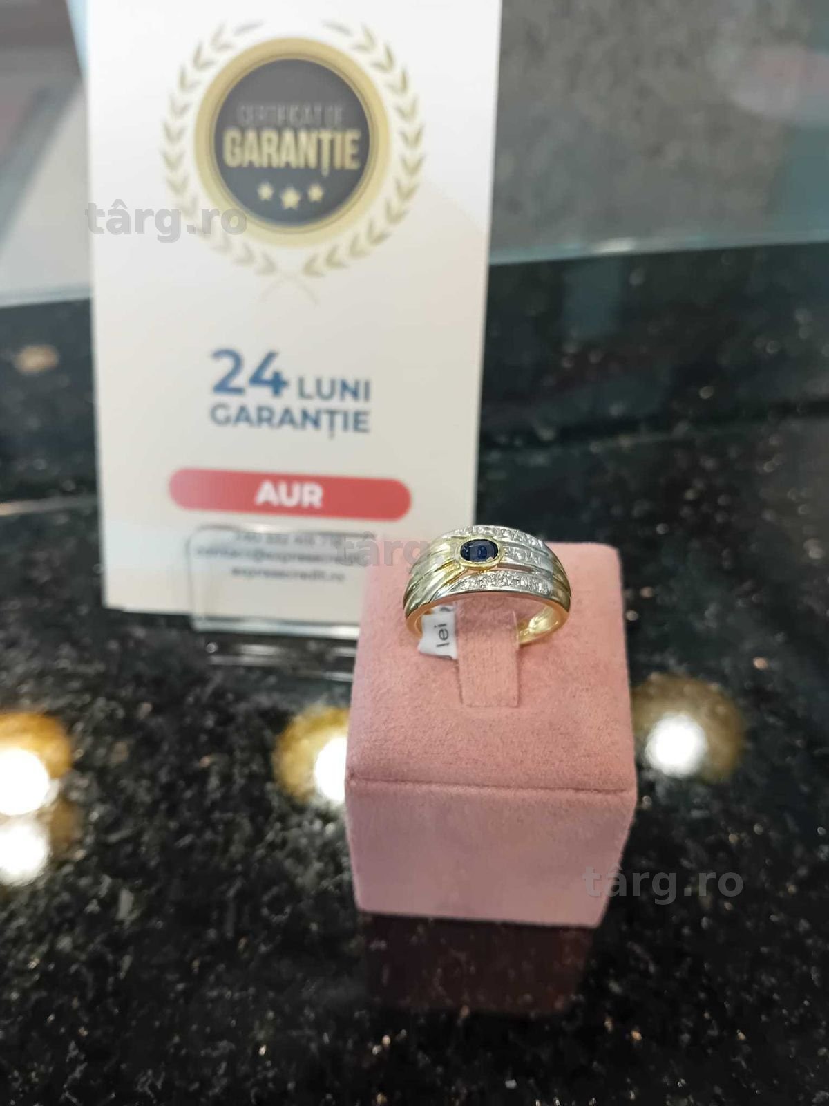 Inel aur 18K 4.44g marimea 14 (Iulius Mall)(B-211) Garantie 2 ani!