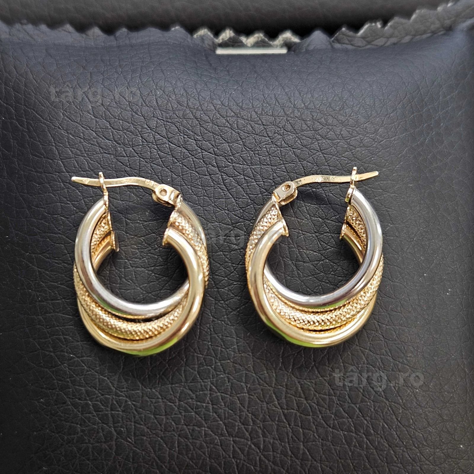 Cercei Aur 14K - 4.23 grame / 2115 lei ( B34363.5 / Ag28 Doi Baieti ) 2