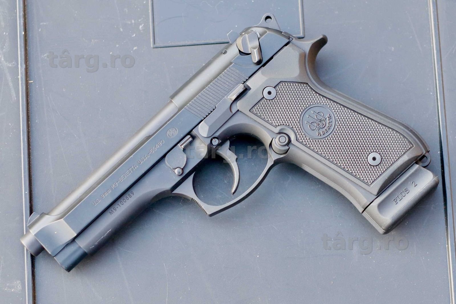 Pistol Co2 MODIFICAT (Full Metal DE 4.8 JOULI!!) Airsoft cu Gaz ~ NOU