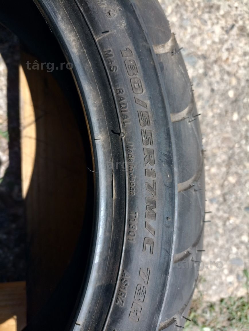 O anvelopa NOUA de spate Bridgestone 180/55 R17 dot 3818 4