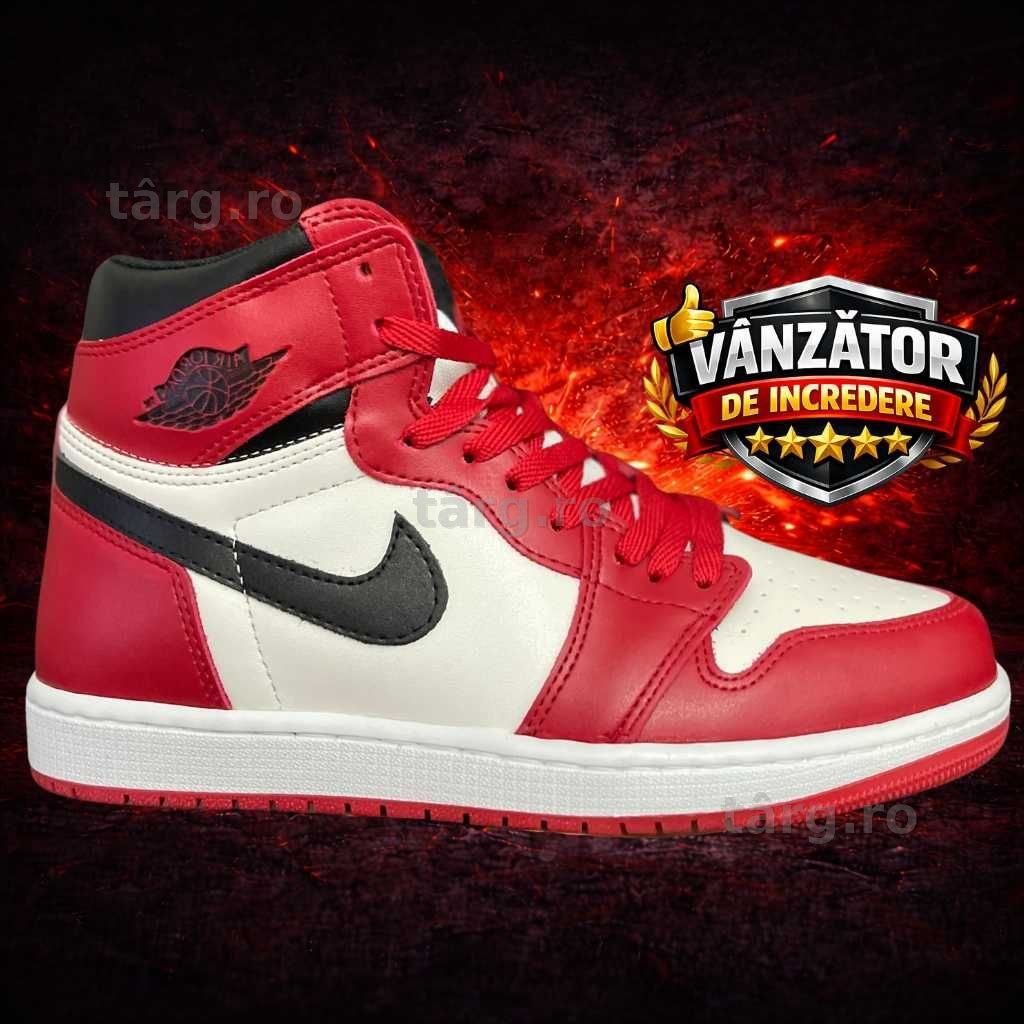 Adidasi NIKE AIR JORDAN 1 Chicago Red Produs NOU