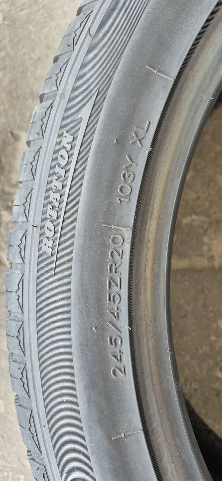 4 anvelope M+S noi Tercelo,fata 245/45/20,spate 275/40/20,dot 2026.Pretul este pe bucata. 6