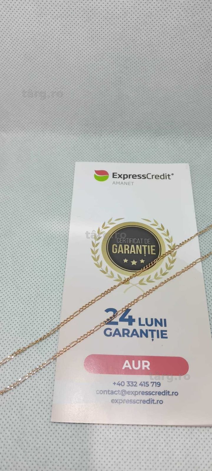 Lant Aur 14K (Ag18 Tutora b.28530) Garantie 2 ani!