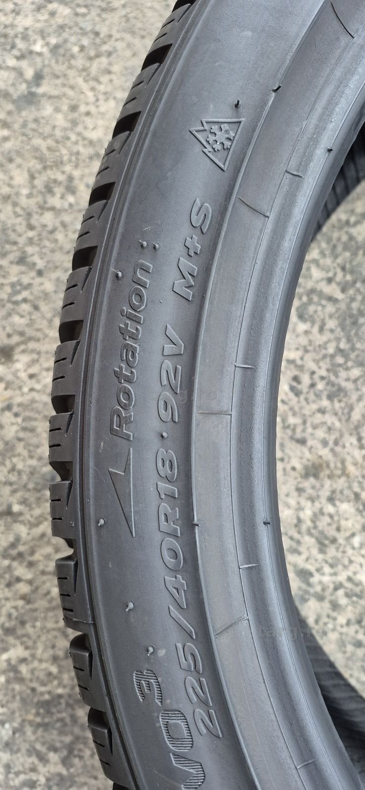 4 anvelope iarna ca noi Hankook 225/40/18.Pretul este pe bucata. 6