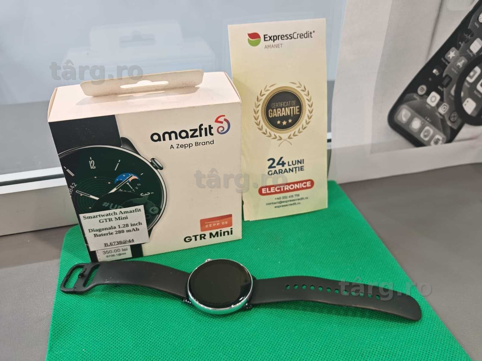 (AG44 B.6738) Smartwatch Amazfit GTR Mini (GARANTIE 24 LUNI)