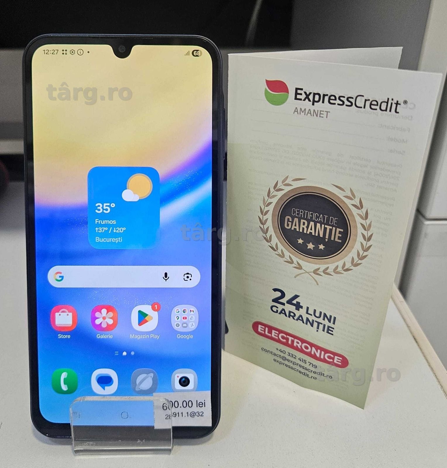 Telefon Samsung A15 5G (AG32 B28911.1) 2 ANI GARANTIE!