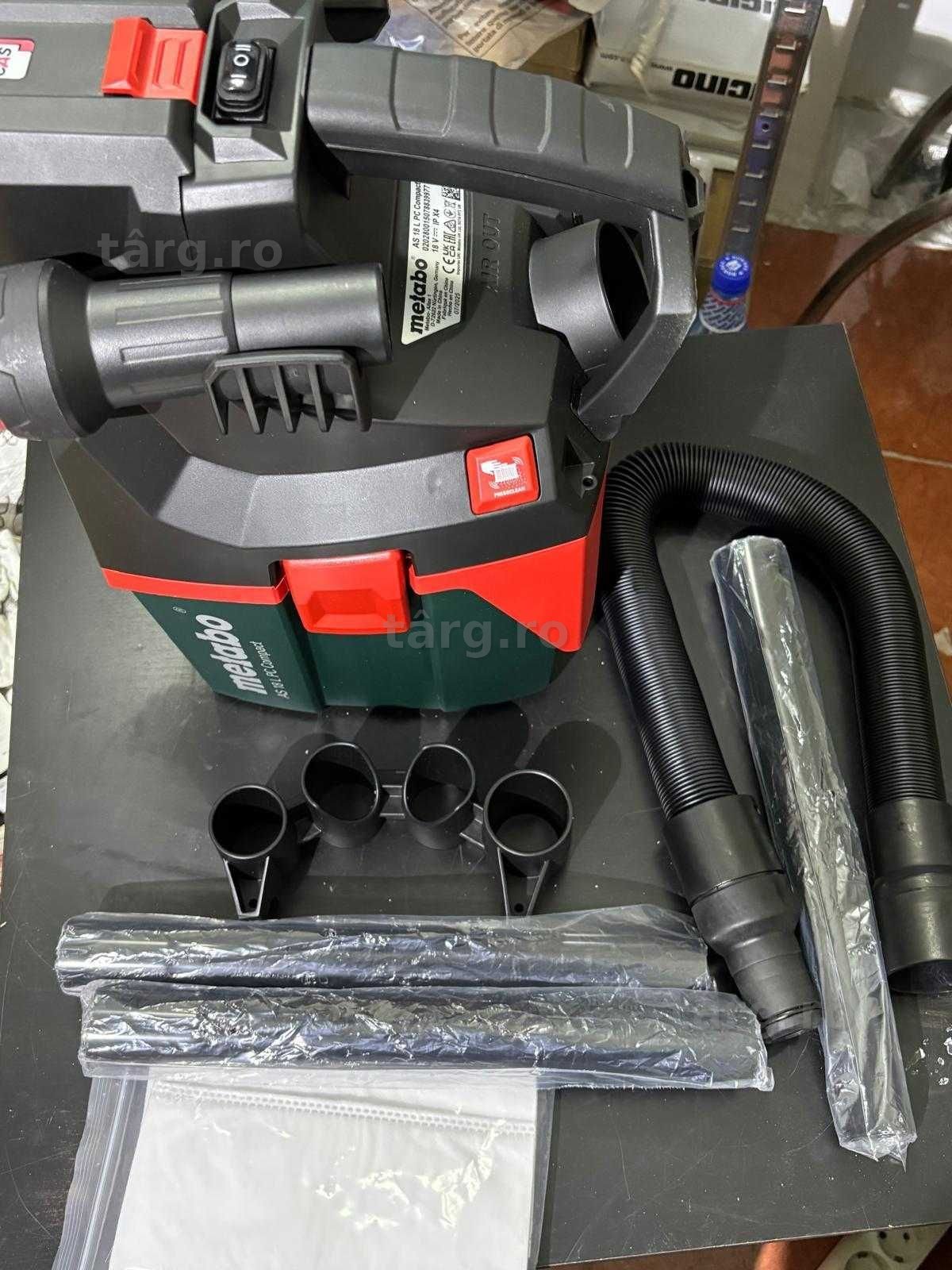 Aspirator compact fără fir metabo AS 18 L PC - 602028850 - 18 V