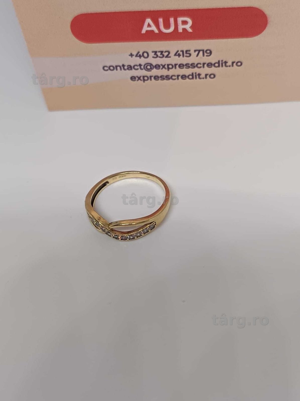 Inel Aur 9K 1.55g (Ag4 Dacia B.52481) Garantie 2 ani 3