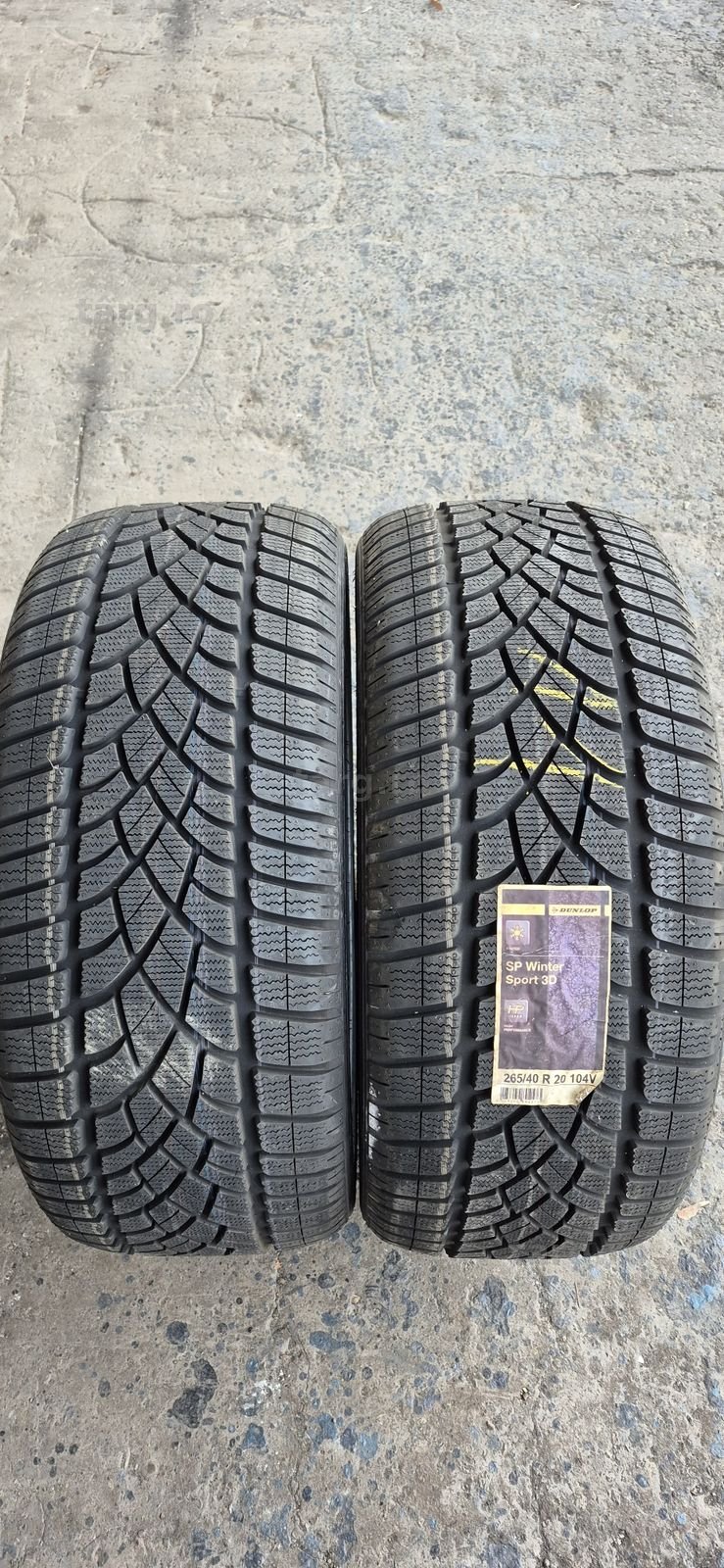 4 anvelope iarna noi Dunlop 265/40/20.Pretul este pe bucata. 2