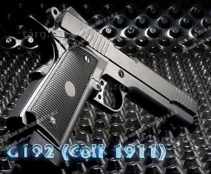 Pistol [METALIC] ~ Modificat++ Airsoft Colt M1911 spring(ARC PUTERNIC)