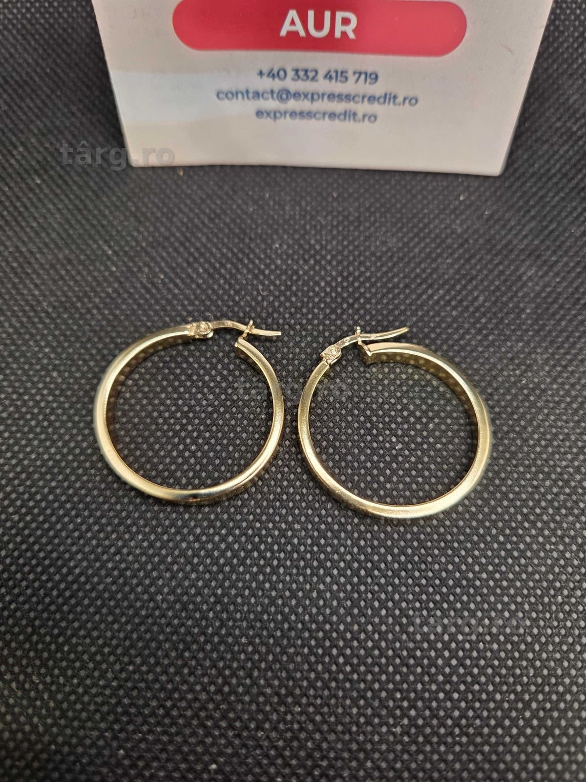 Cercei aur 14K 3.46g (50020.2 Ag11 Piata Nicolina) Garantie 2 ani! 3