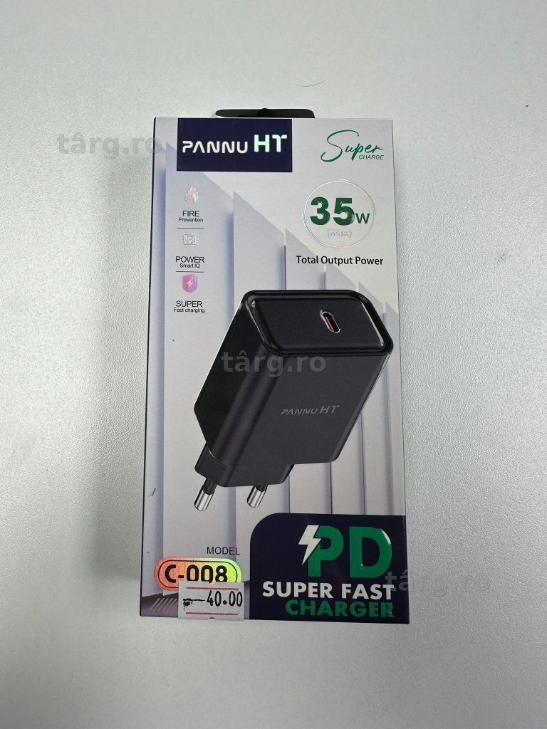 Adaptor priza 35W Super Fast Charger - Samsung, iPhone, Redmi, Honor