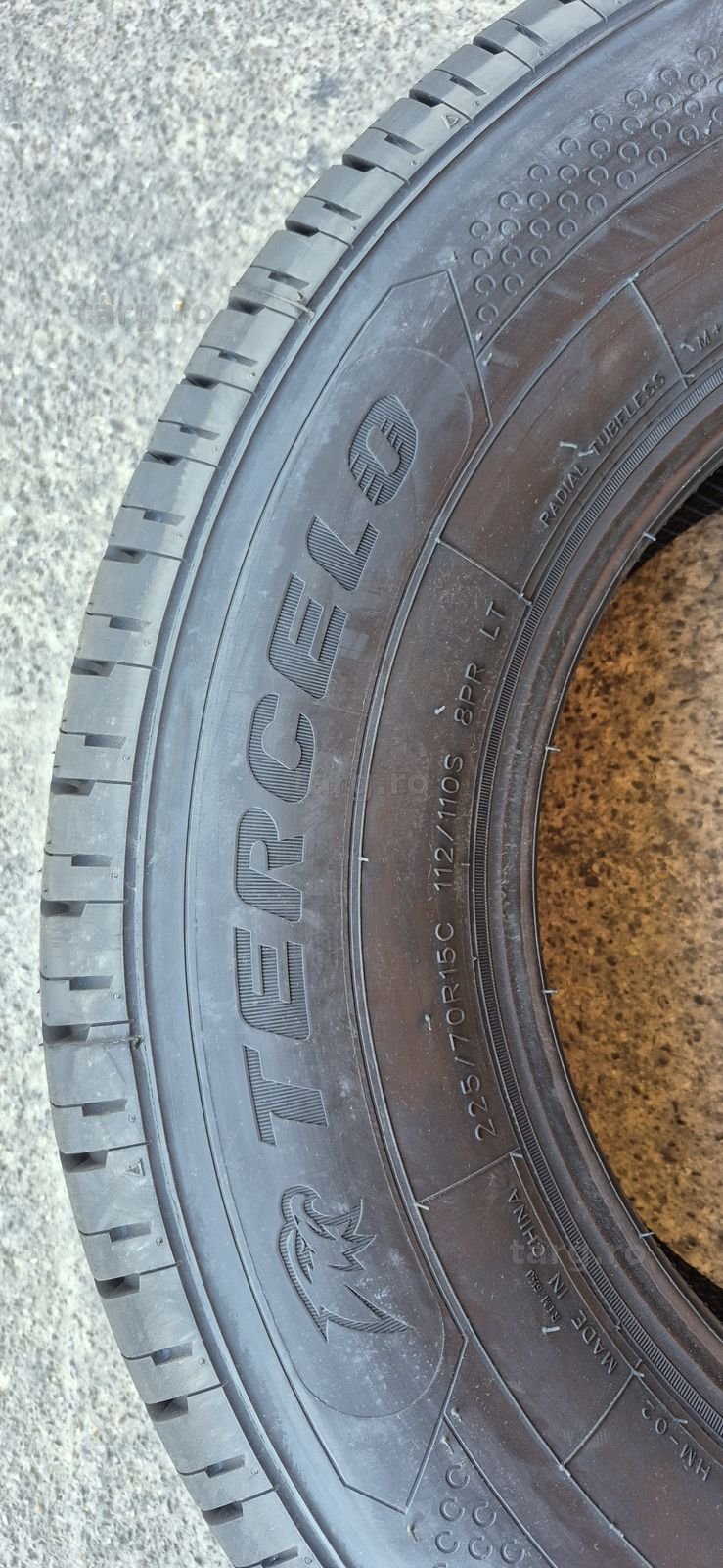 4 anvelope vara noi Tercelo 225/70/15C,dot 2025.Pretul este pe bucata. 4