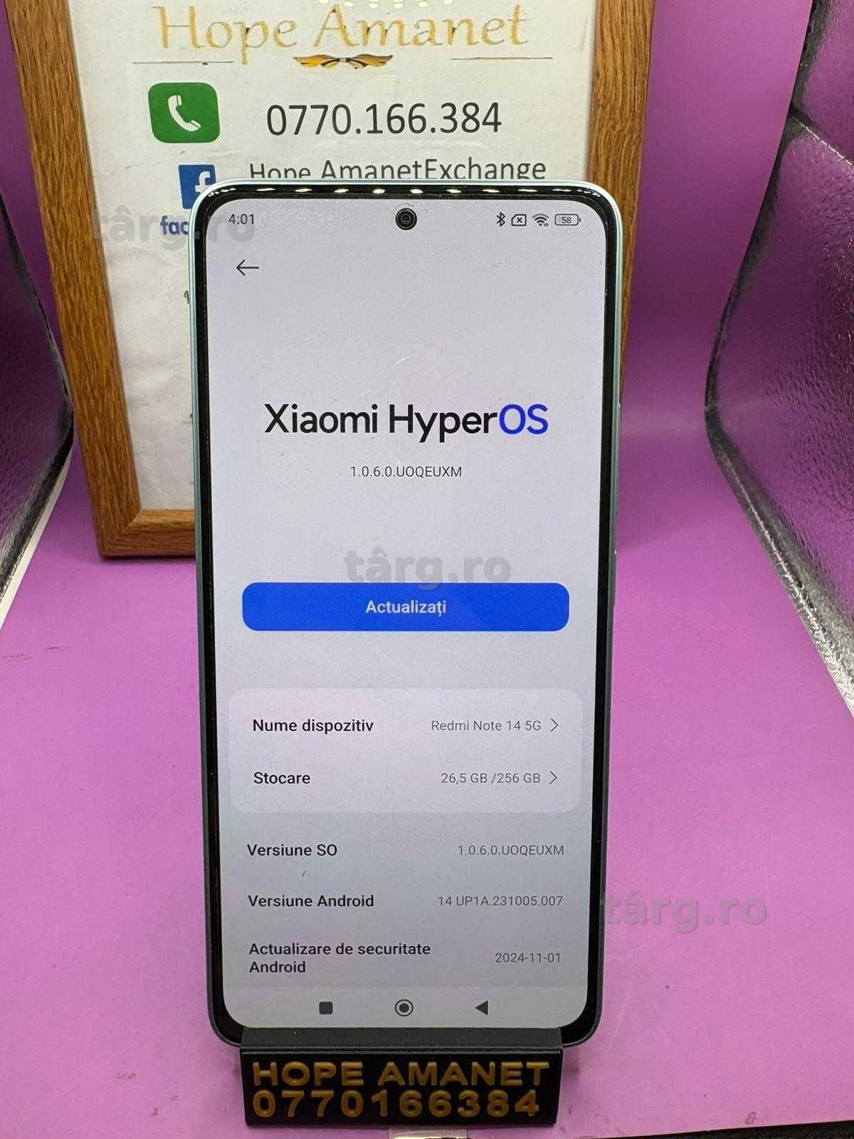 HOPE AMANET P2-Redmi note 14 256 GB/8 RAM 2