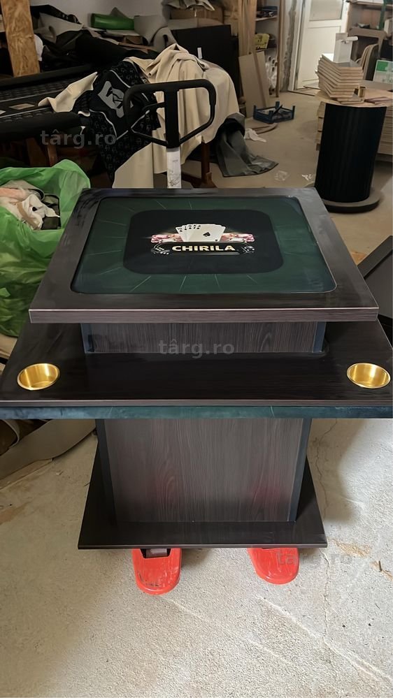 Masa de poker + remi customizata CustomTables.eu Bucuresti
