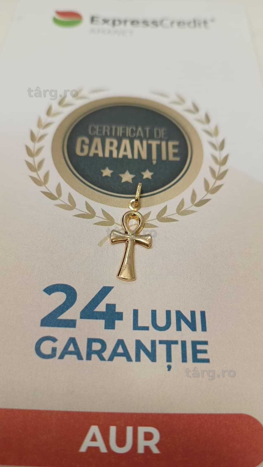 [AG24 Harlau B.45726.3] Pandantiv aur 18k 0.72gr - Garantie 2 ani! 2