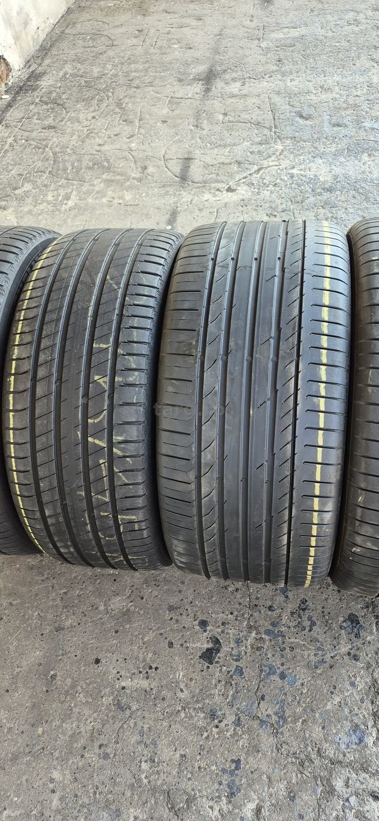 4 anvelope vara,fata Michelin 275/45/21,spate Continental 315/40/21.Pretul este pe bucata. 2