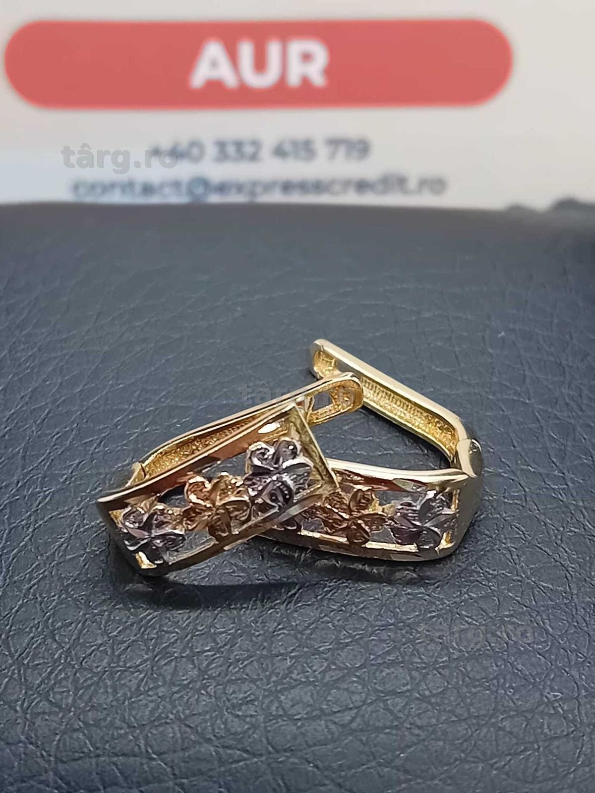 Cercei aur 14k 2.37g (B.25414 AG31 Barboi) Garantie 2 ani!