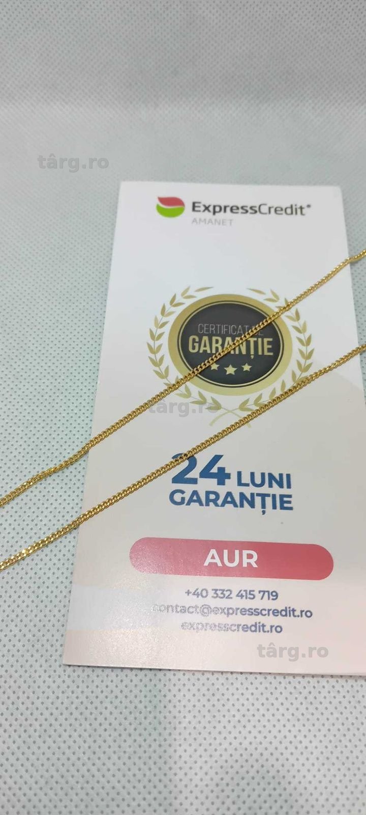 Lant Aur 18K (Ag18 Tutora b.28588) Garantie 2 ani!