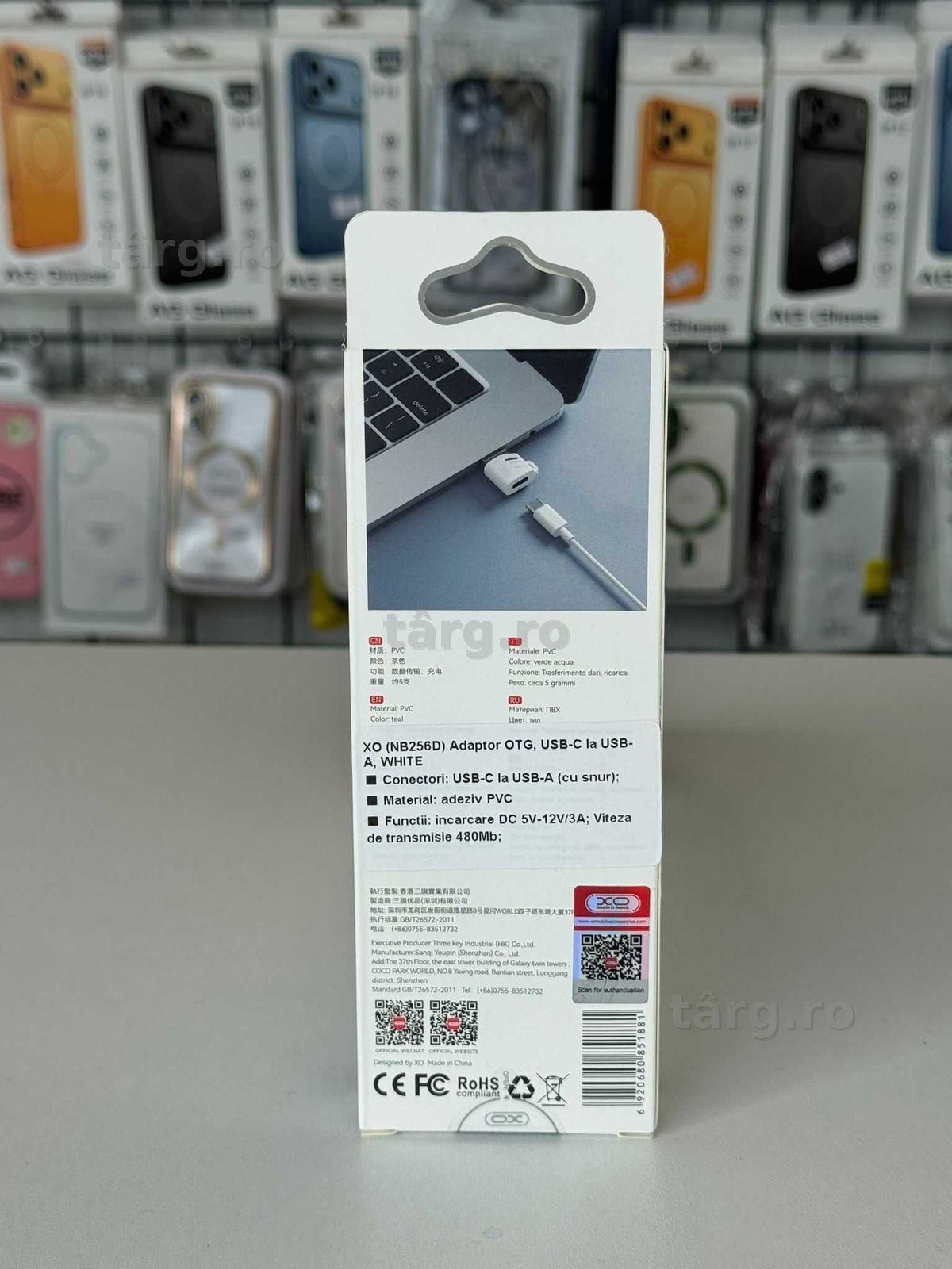 Adaptor de  la USB C la USB A 2