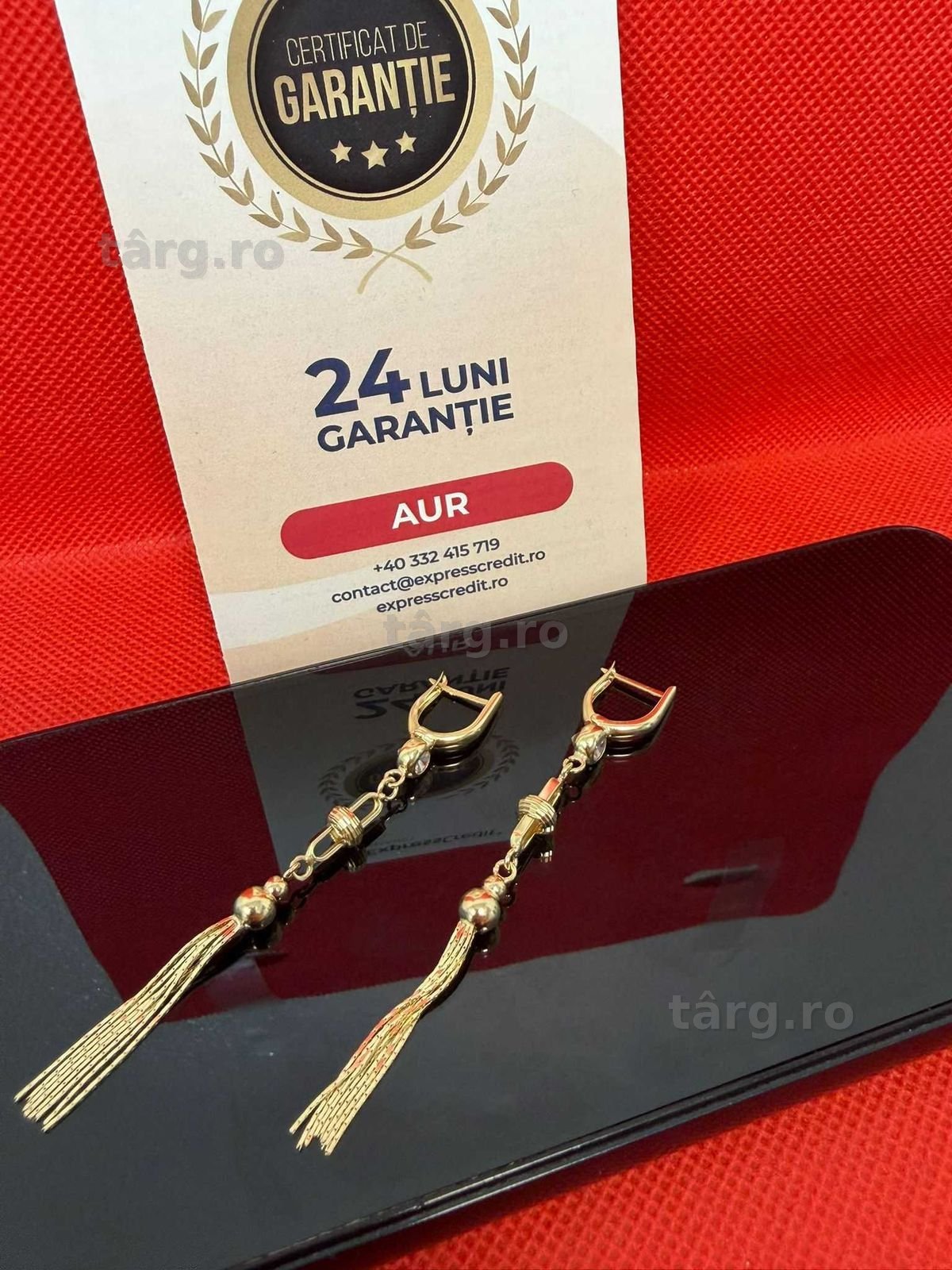 Cercei aur 14K  4.48gr (AG44) b.4391.2