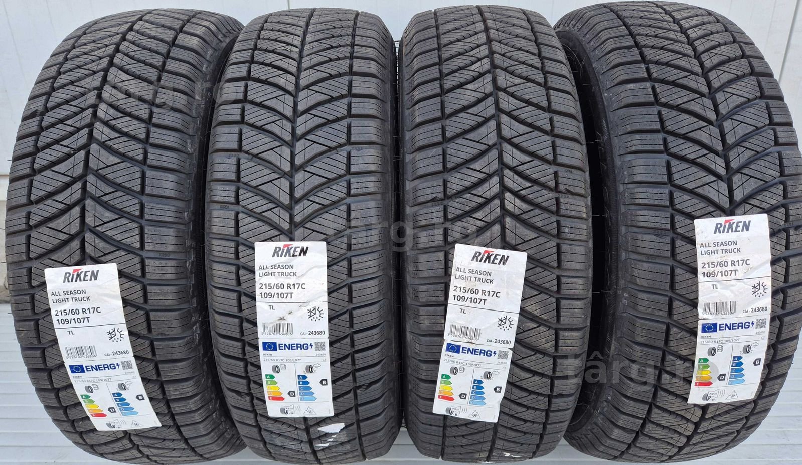 215/60 R17C, 109T, RIKEN (by Michelin), Anvelope all season M+S