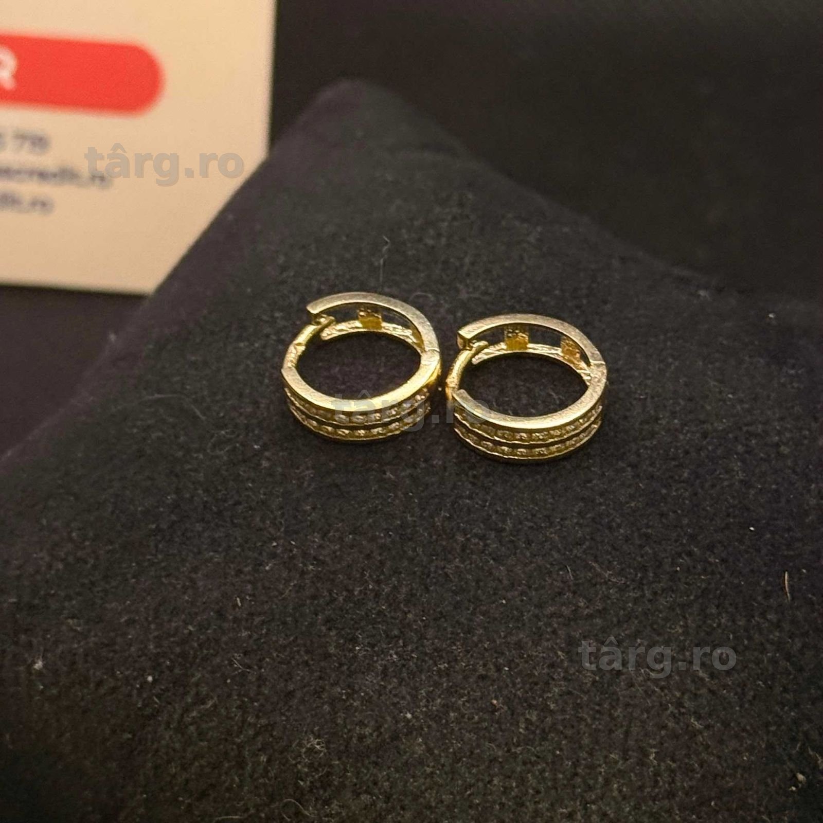 Cercei aur 14K 2.84g (AG15 Gara 1 B34065.2) Garantie 2 ani! 3