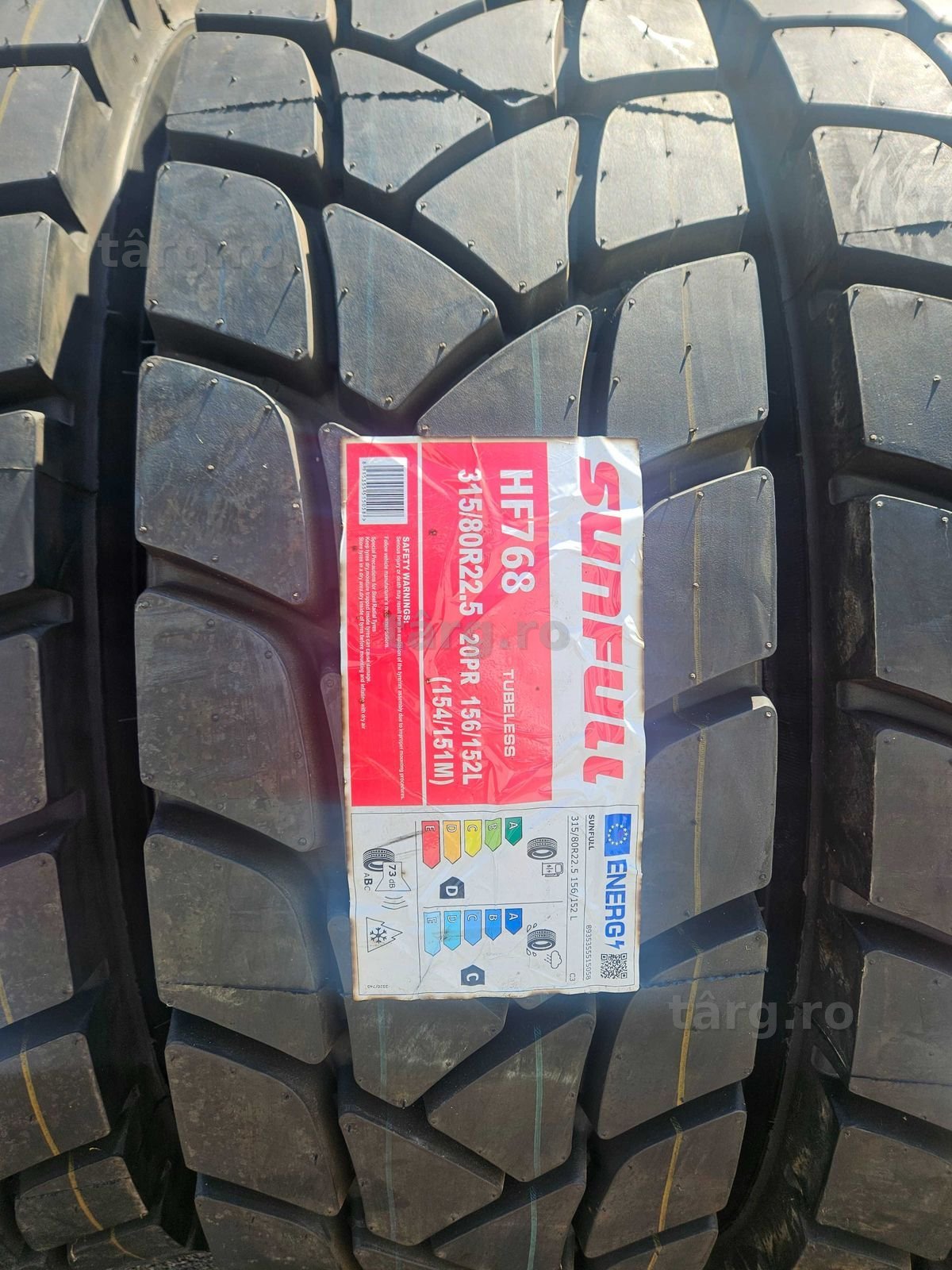 315/80 R22.5, 156L, SUNFULL 20PR, Anvelope tractiune ON/OFF PROMO 2