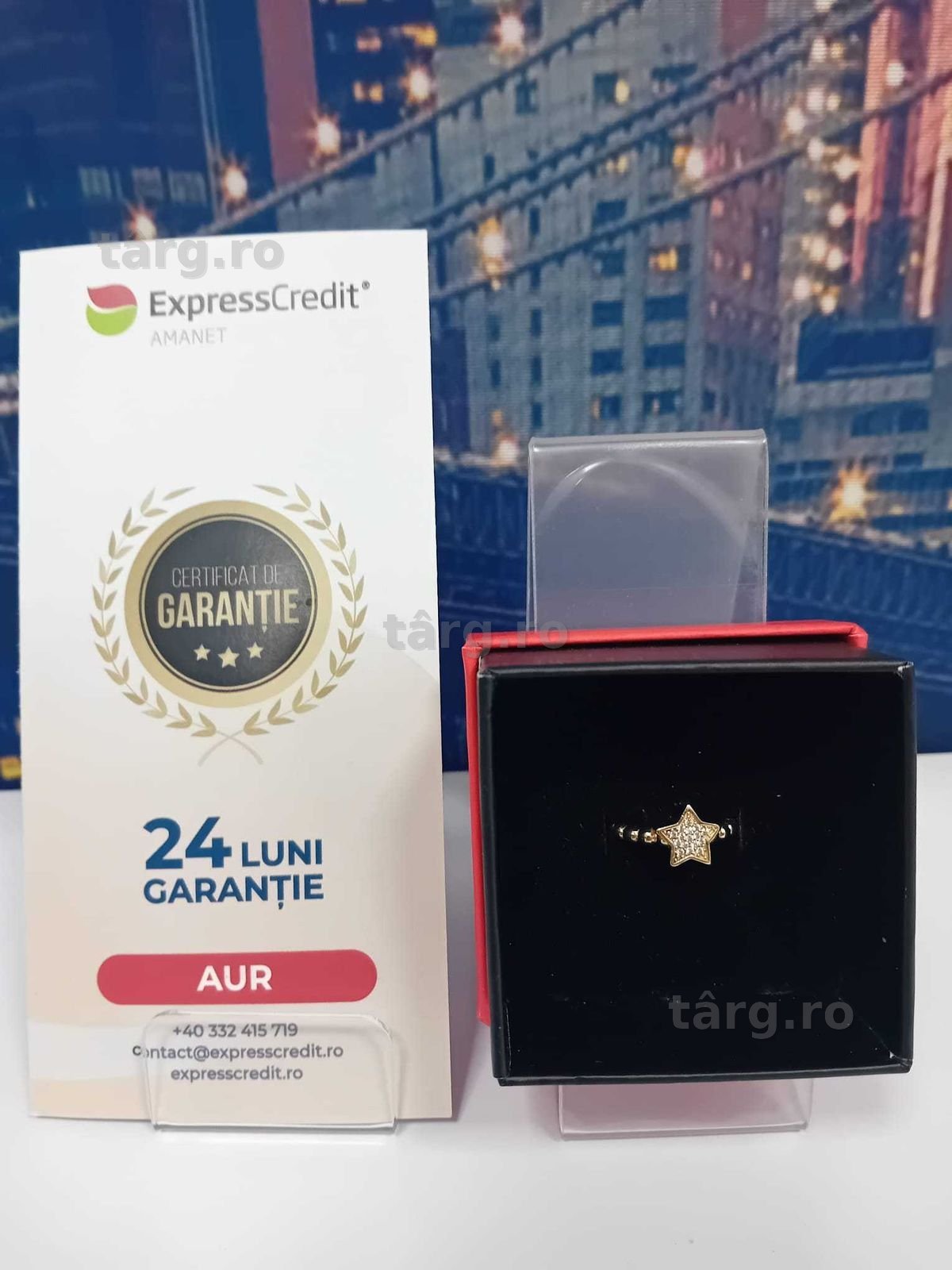 Inel aur 14k 2.02g [34792.2/30 Pacurari 2] Garantie 2 ani!
