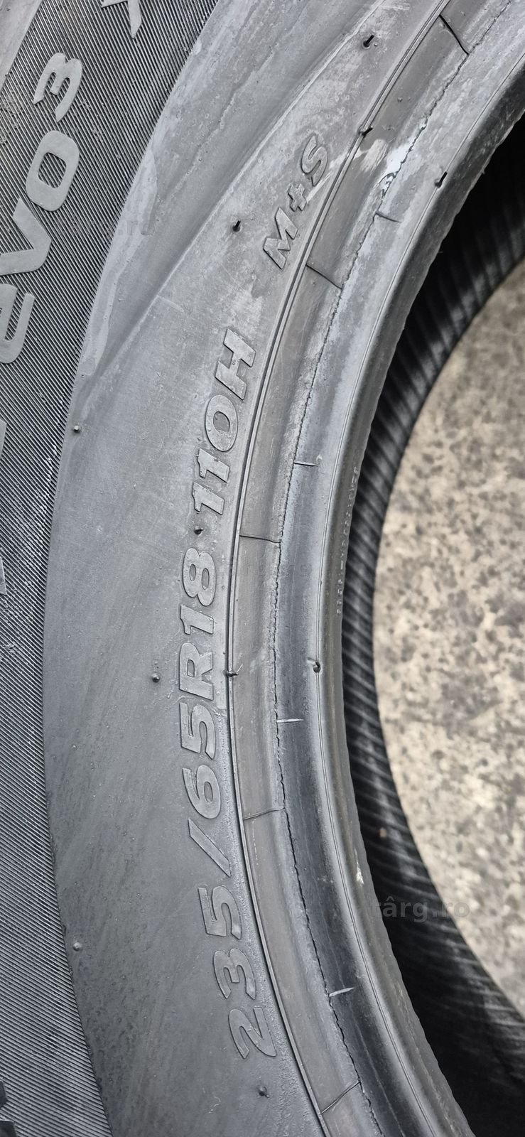 2 anvelope iarna Hankook 235/65/18,dot 2021.Pretul este pe bucata 5