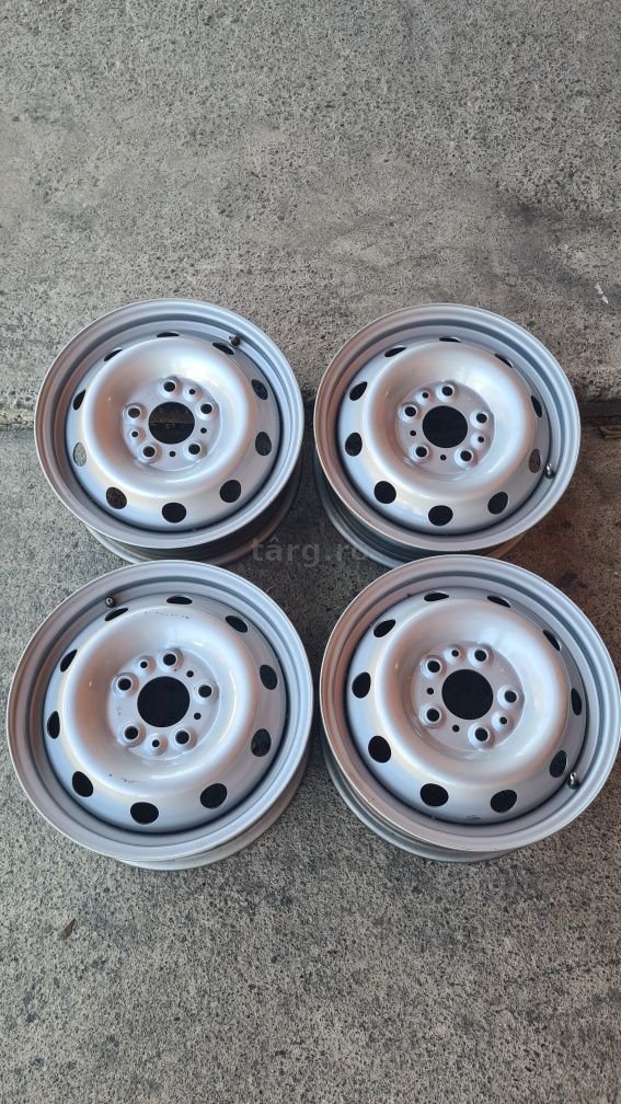 4 jante tabla noi R15, 5×118,ET 68,Fiat Ducato