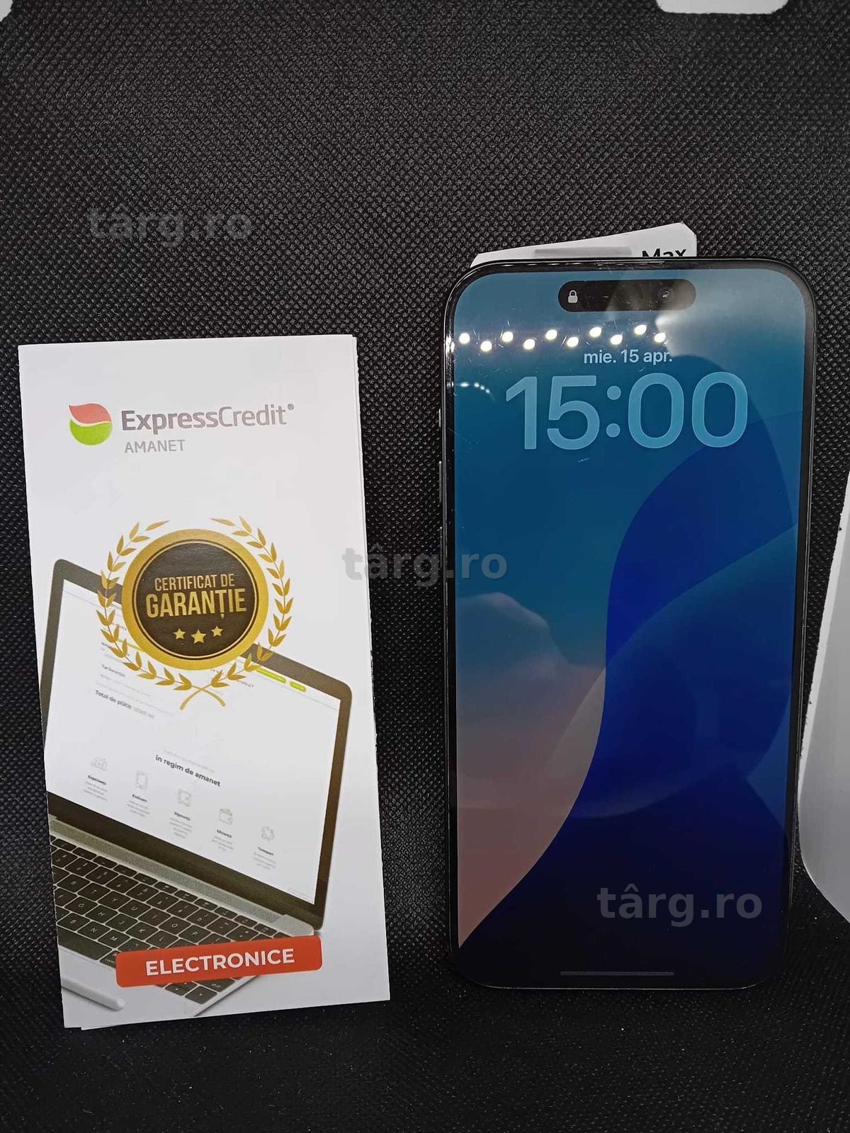 Iphone 15 Pro Max (B.33563 AG50 Galata) Garantie 2 ani!