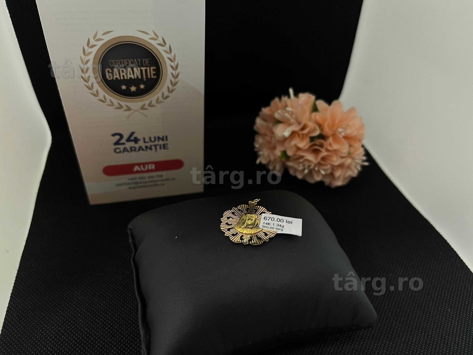 Pandantiv Aur 14k 1.34g (AG16 Moldova b33169.8)-Garantie 2 ani!