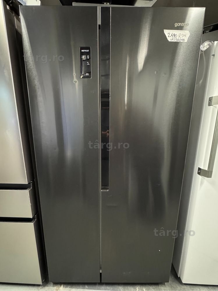 Frigider Side by Side Gorenje NRS918EMB