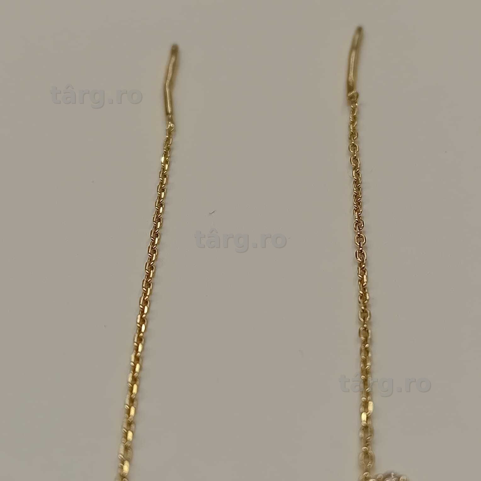 Cercei aur 14k (ag49 Esplanada b.7697) Garantie 2 Ani 4