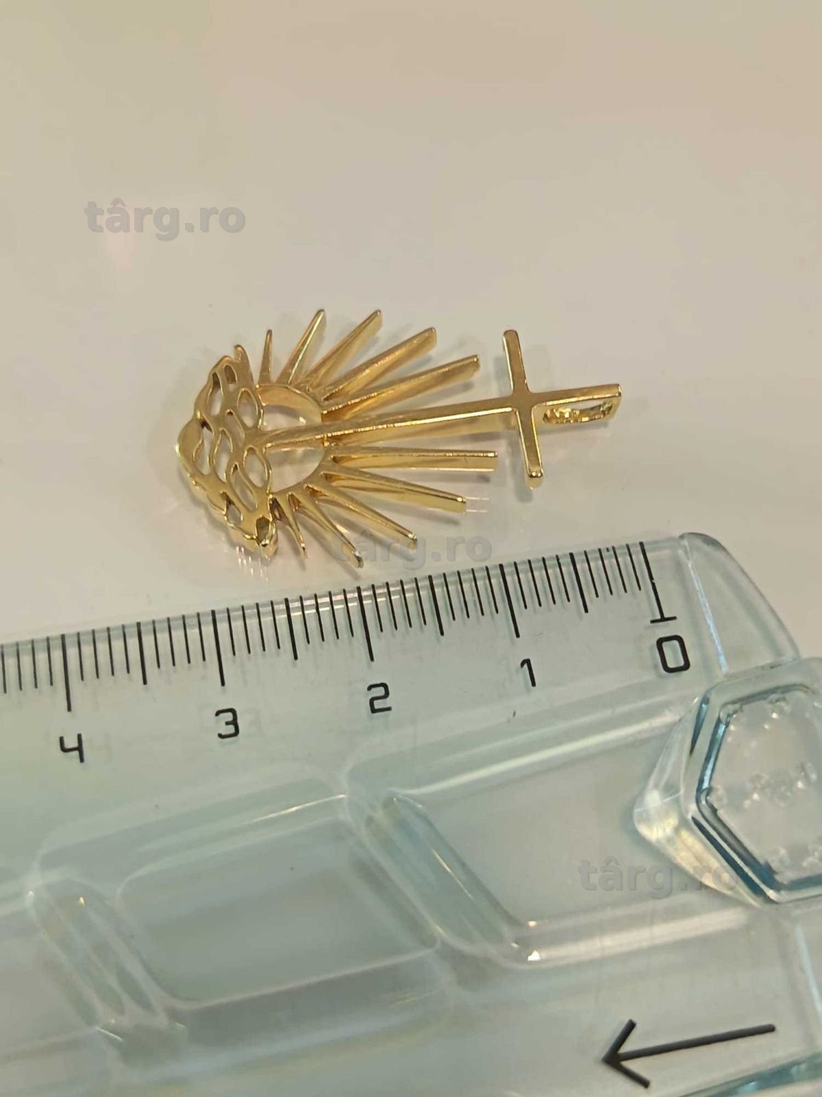 (AG41) Pandativ aur, 14K b6153 Certificat de garantie 2