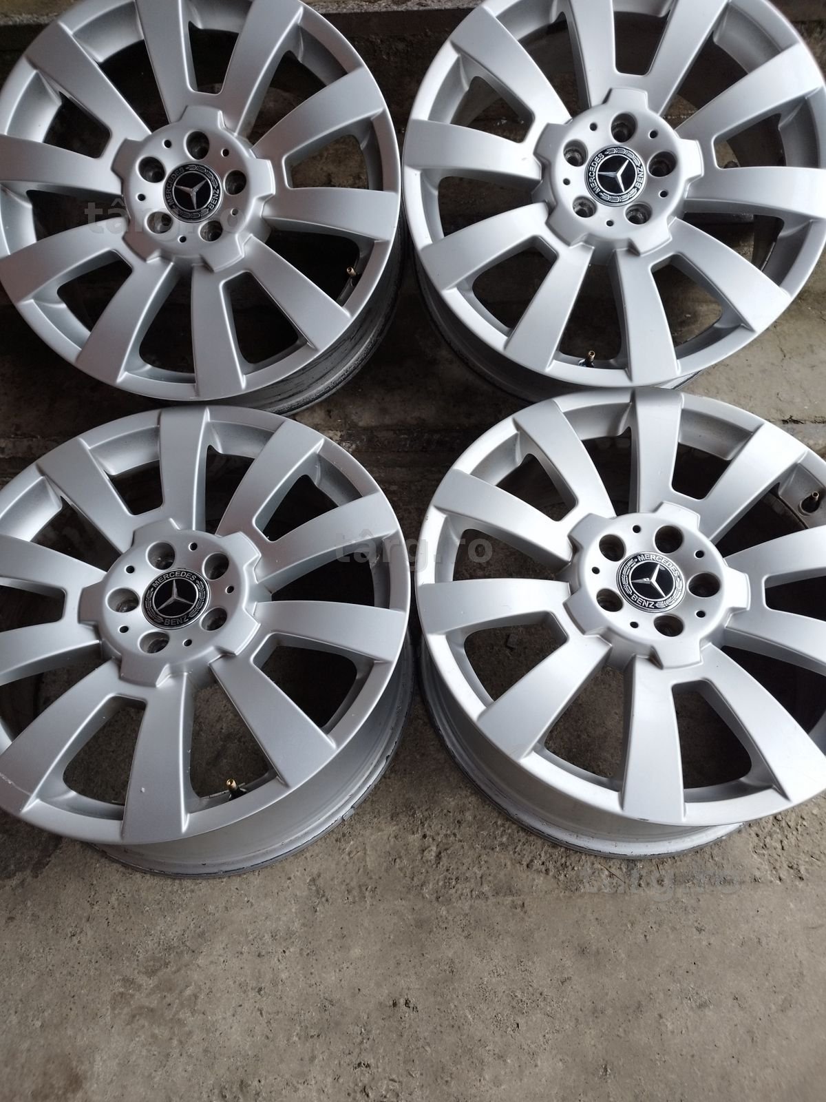 4 jante de aliaj 19 inci pt Mercedes in doua lățimi,prinderea 5x112 3
