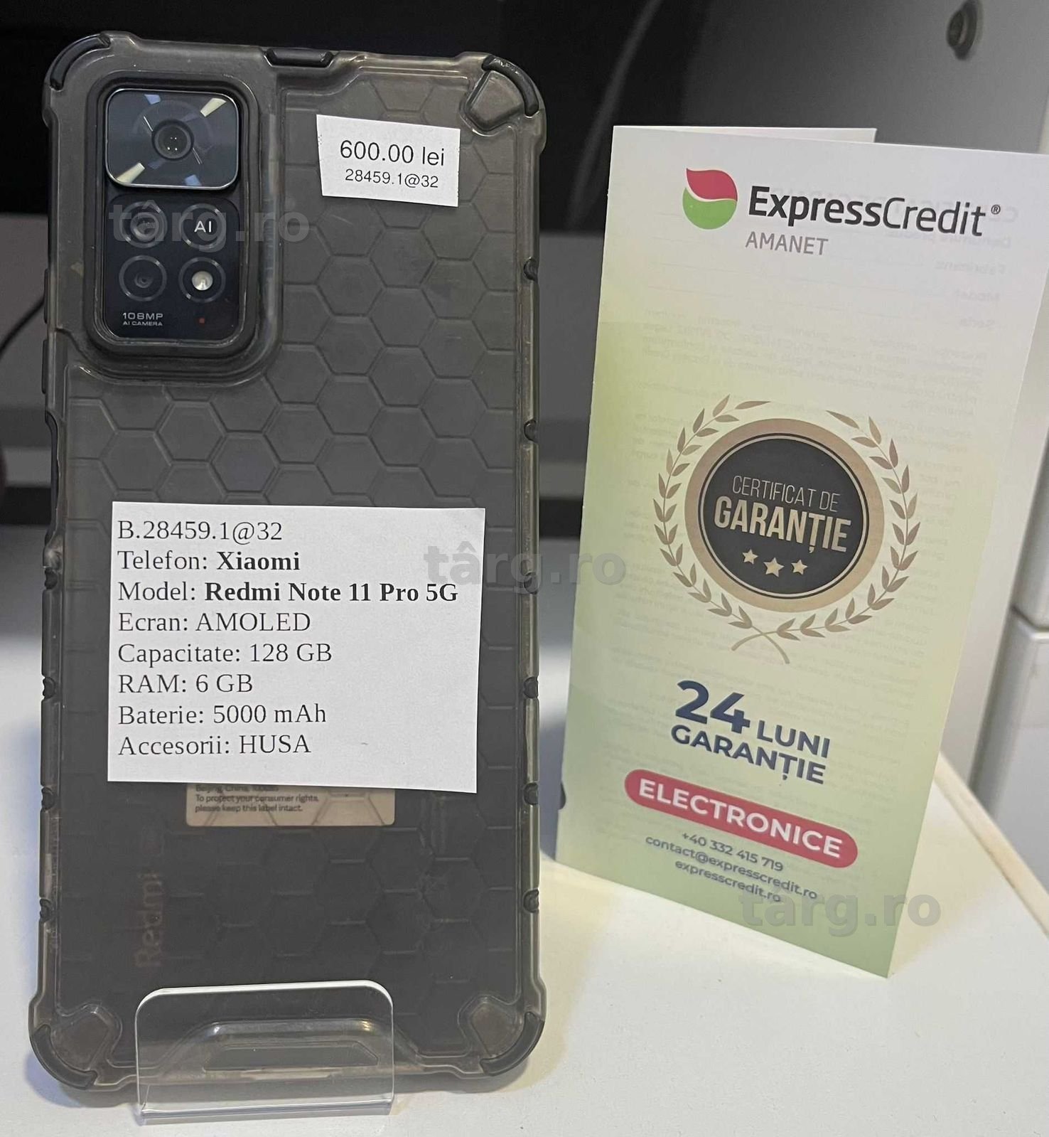 Telefon Xiaomi Redmi Note 11 Pro 5G (AG32 B28459.1) 2 ANI GARANTIE! 2