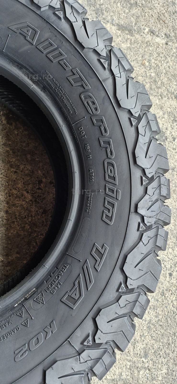 4 anvelope  M+S BFGoodrich 245/75/16.Pretul este pe bucata. 6