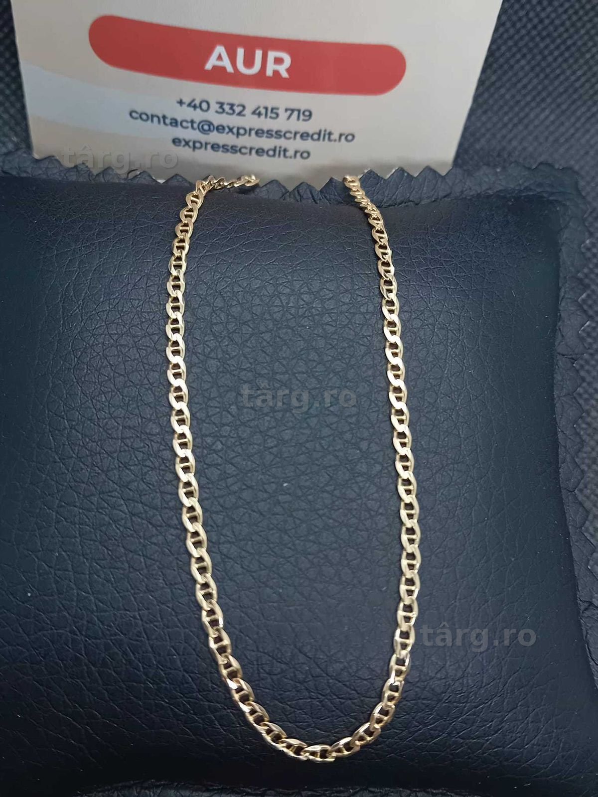 Lant aur 14k 4.86 (B.25666 AG31 Barboi) Garantie 2 ani!